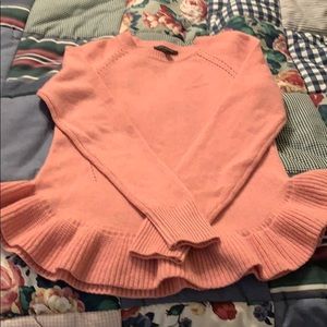 Adorable Ann Taylor Sweater with Ruffled Bottom